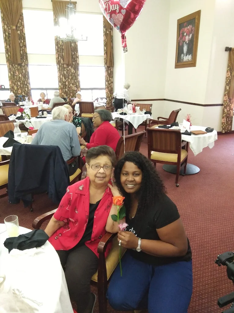Founder Tamara with a longtime client